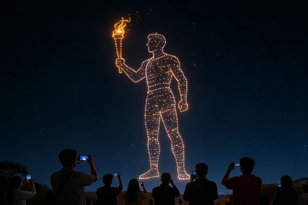 无人机演出在商业活动中的应用价值